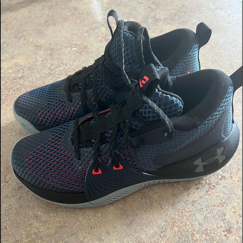 Under Armour Embiid 1 Blue Black Size 8 Athletic Shoes